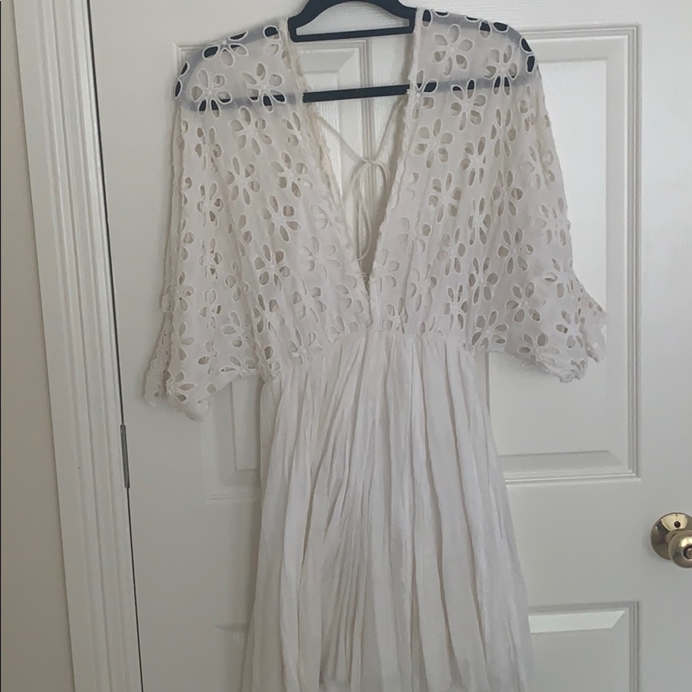 Free people white dress 🌟